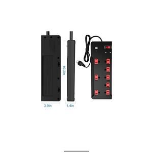 ETL Listed Power Strip Surge Protector, 8 Outlets with 3 USB Ports(1.6In Wide...